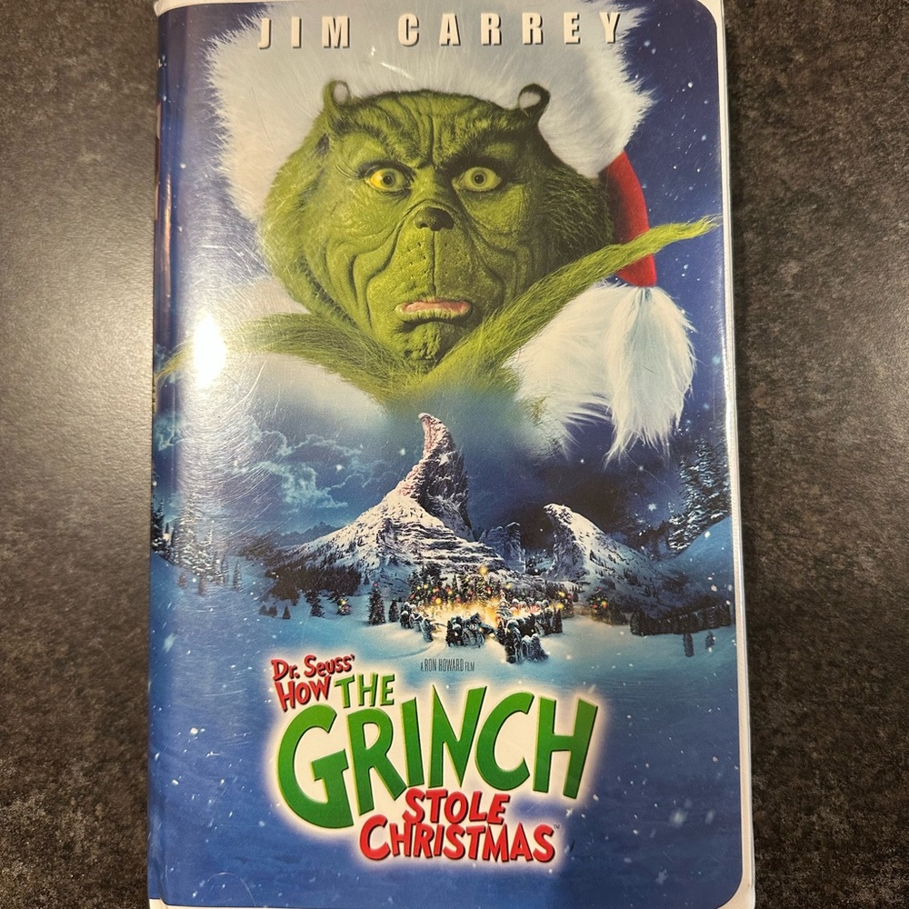 How The Grinch Stole Christmas VHS - Jim Carrey